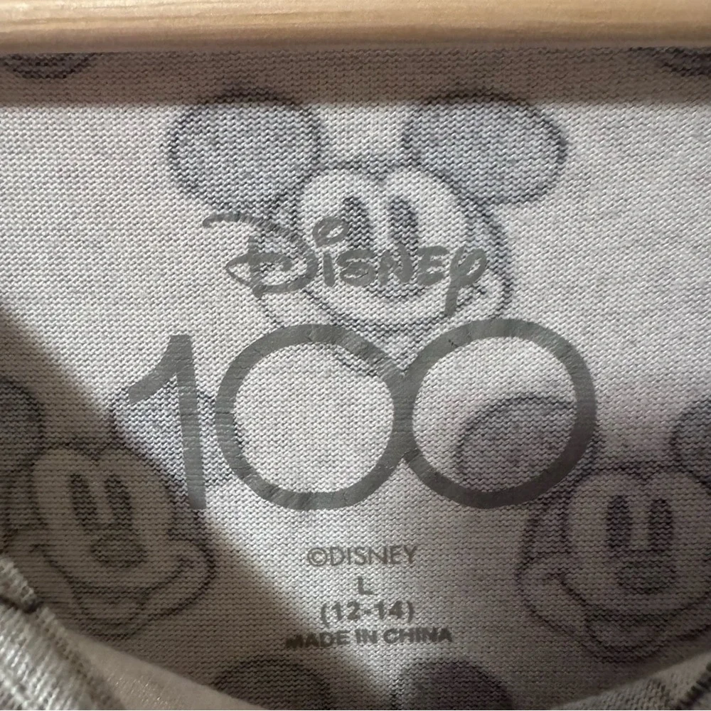 Disney 100 year anniversary Mickey Mouse PJ Pajama set Size Large